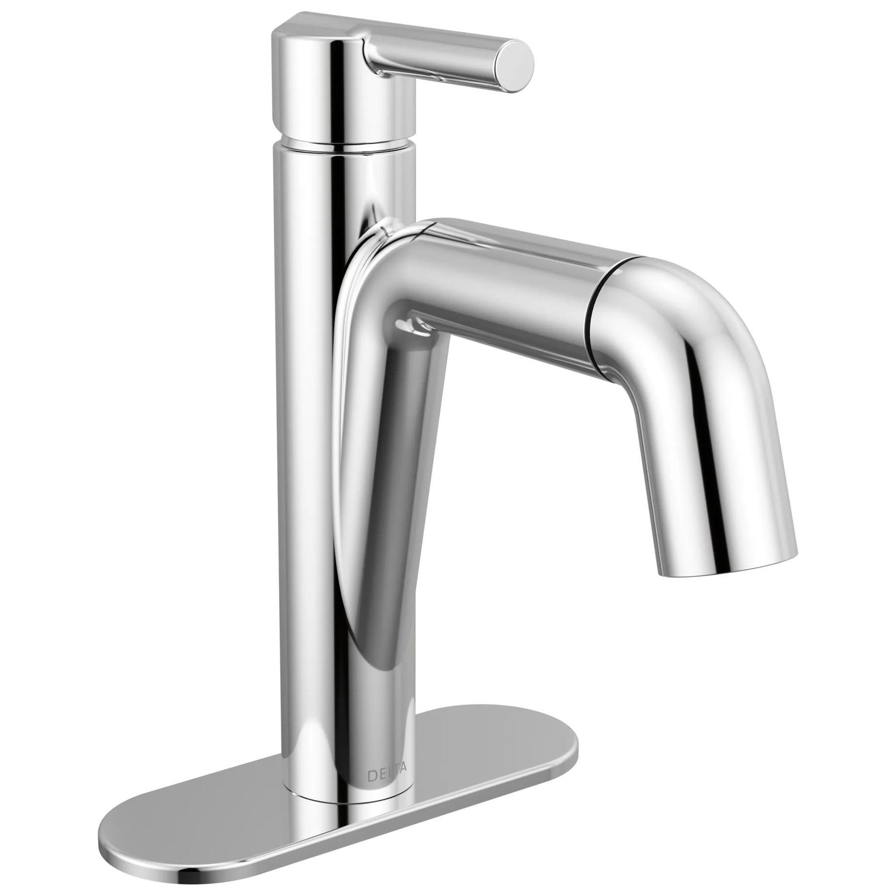 Single Handle Pull-Down Bathroom Faucet