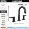 Two Handle Widespread Pull-Down Bathroom Faucet (Recertified)