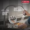 Single Handle Pull-Down Kitchen Faucet with Soap Dispenser and ShieldSpray&reg; Technology (Recertified)