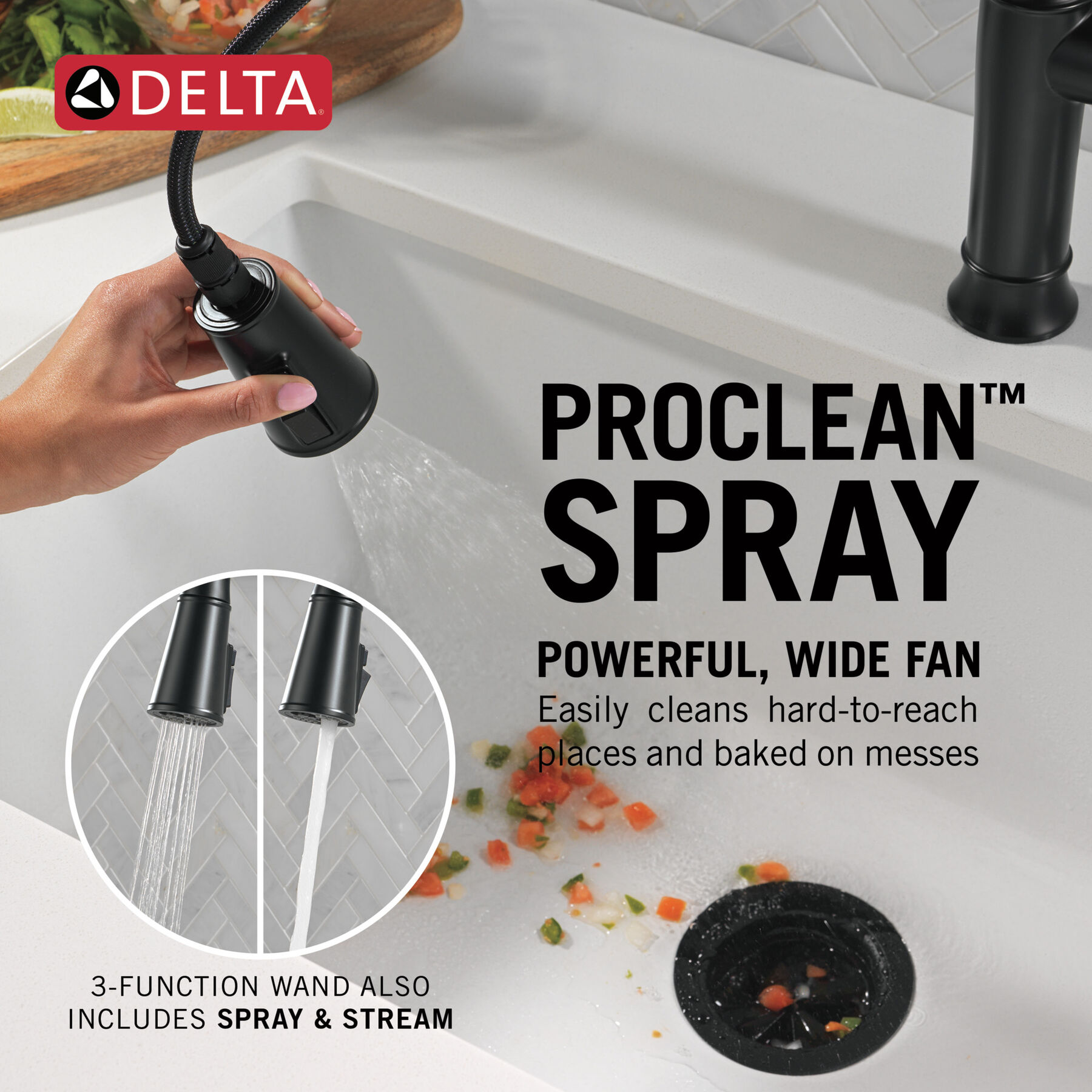 Pull-Down Kitchen Single Handle with Soap Dispenser Bundle