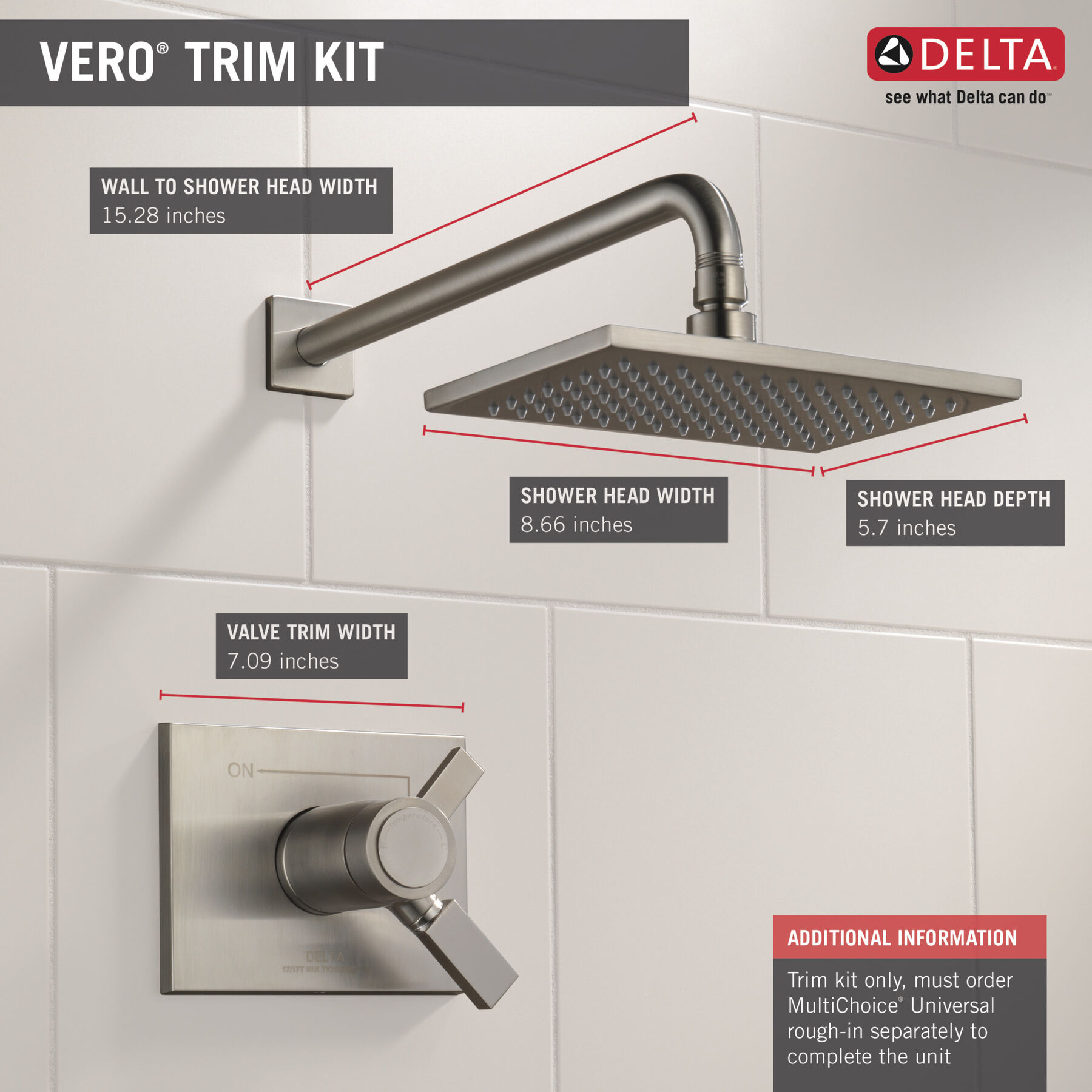 Thermostatic Shower Trim 17T (Recertified)