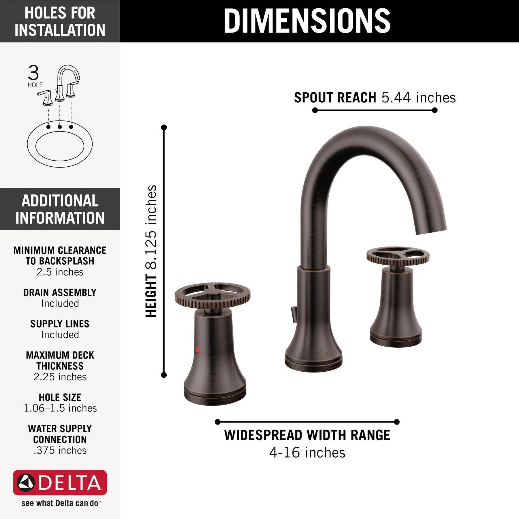 Widespread Bathroom (Recertified)