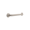 1-1/4" x 18" ADA Grab Bar with Decorative Flange, Concealed Mounting
