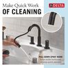 Two Handle Widespread Pull-Down Bathroom Faucet (Recertified)
