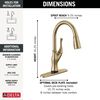 Single-Handle Pull-Down Kitchen Faucet with Touch<sub>2</sub>O&reg; Technology Technology