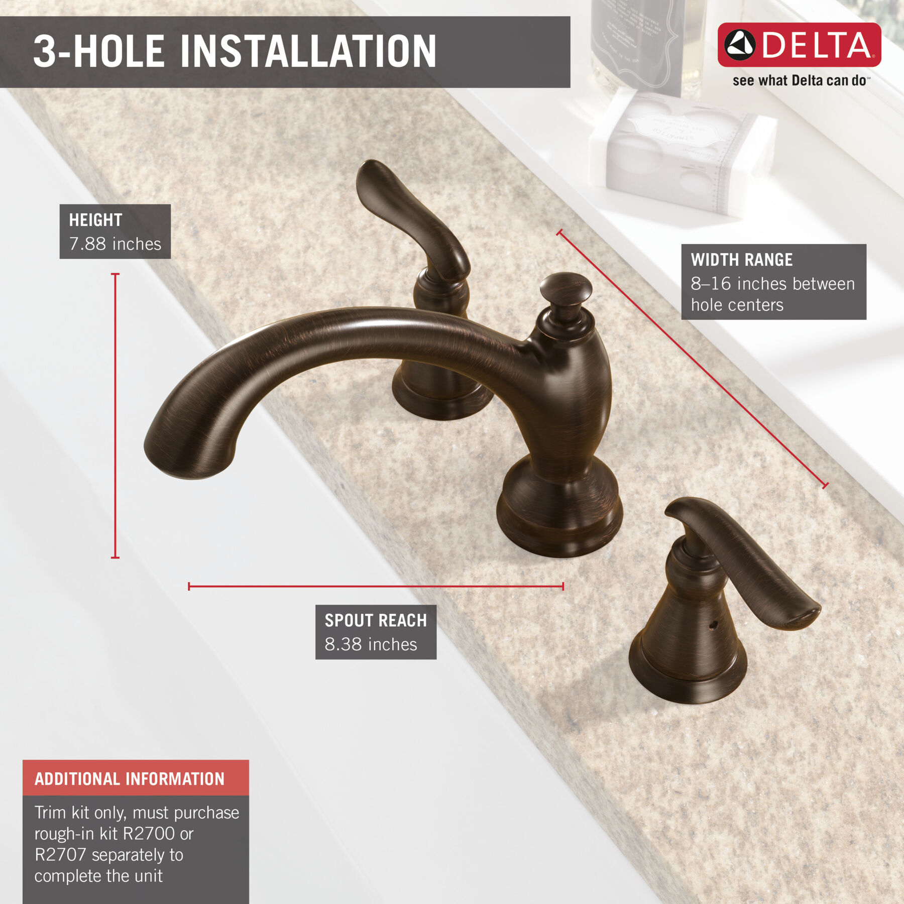 Roman Tub Faucet Trim (Recertified)