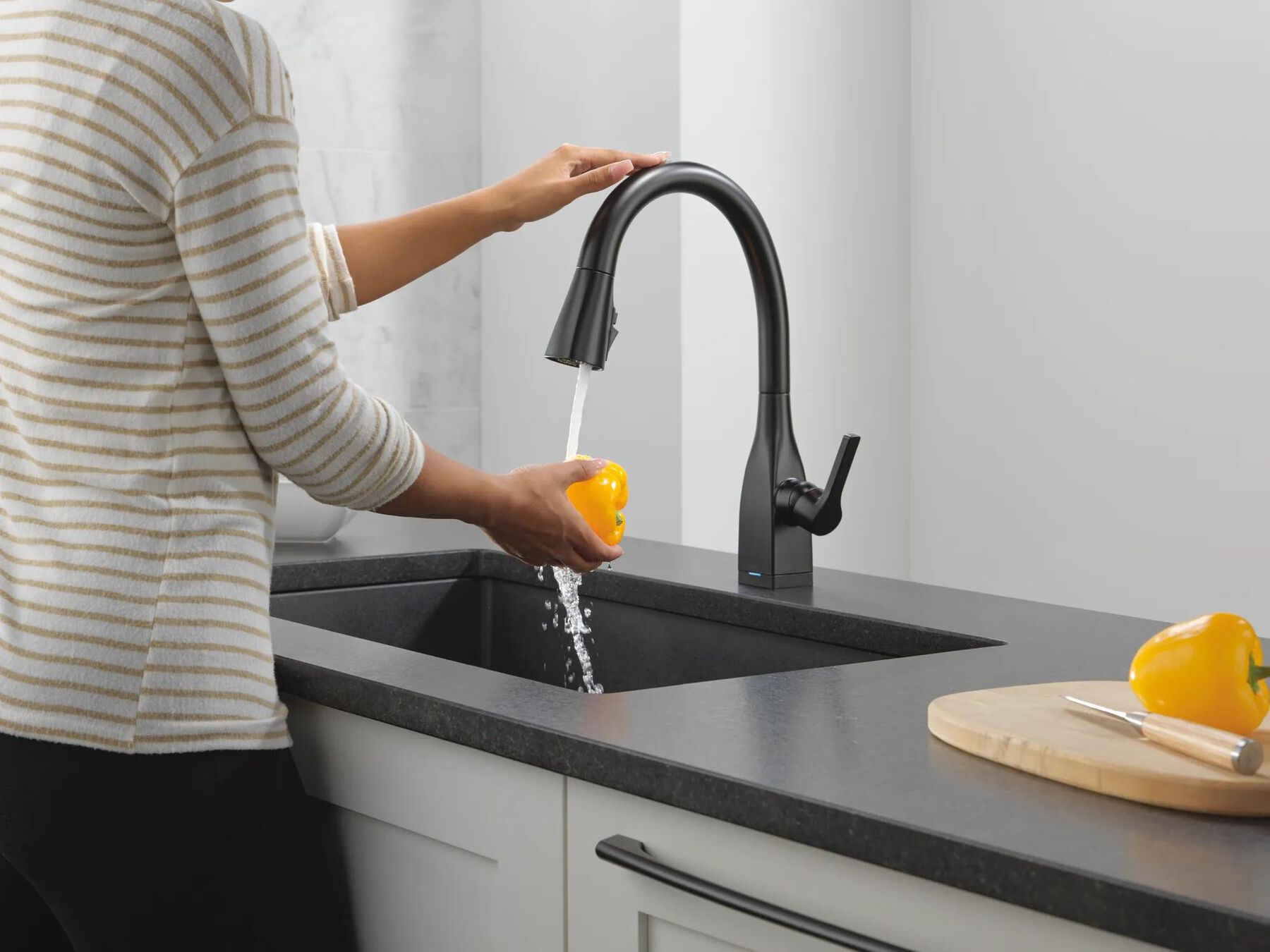 Single Handle Pull-Down Kitchen Faucet With Touch<sub>2</sub>O&reg; Technology And ShieldSpray&reg; Technologies