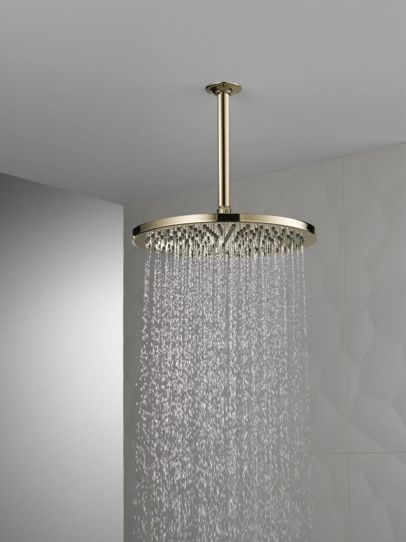 Single-Setting Metal Raincan Shower Head