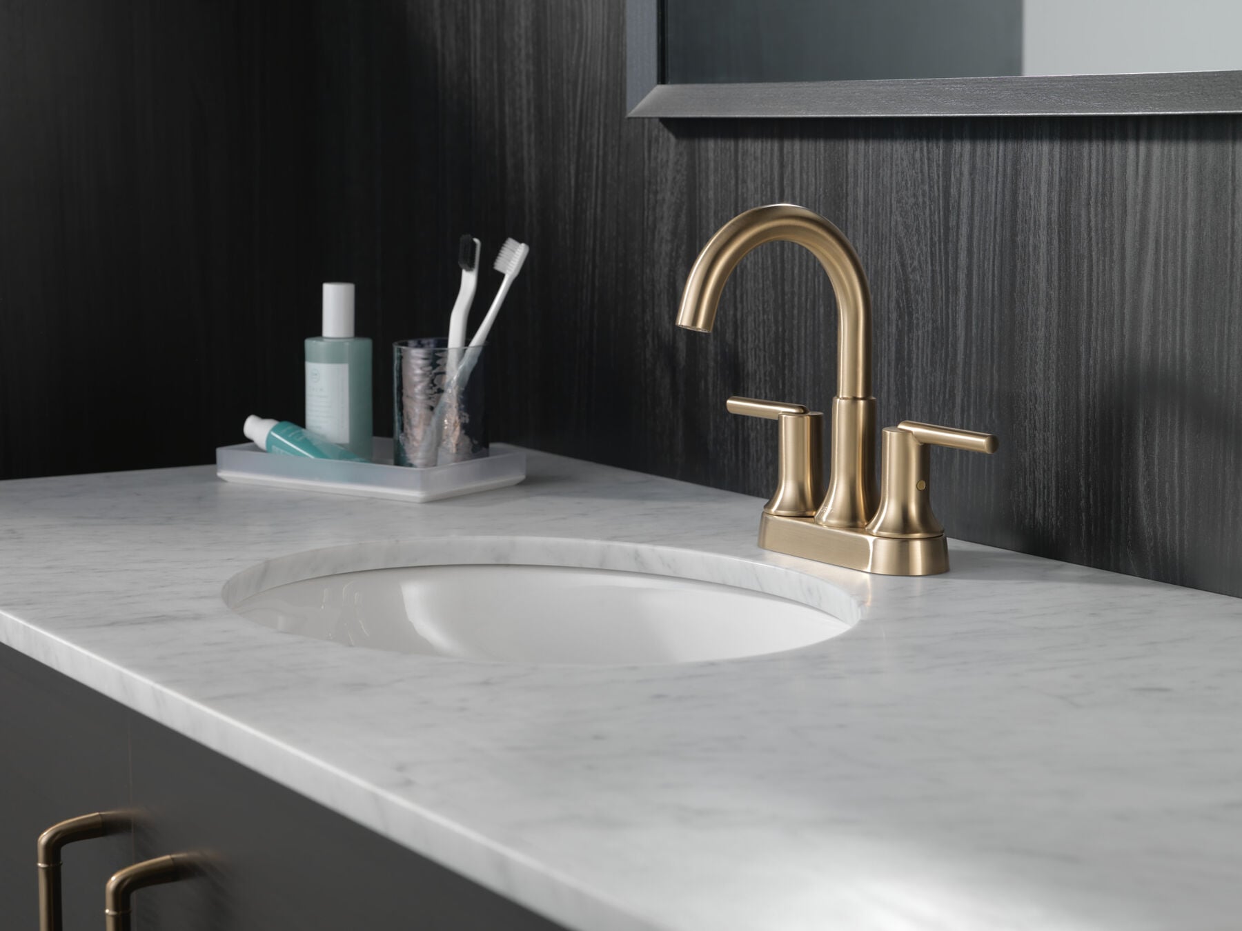 Two Handle Centerset Bathroom Faucet