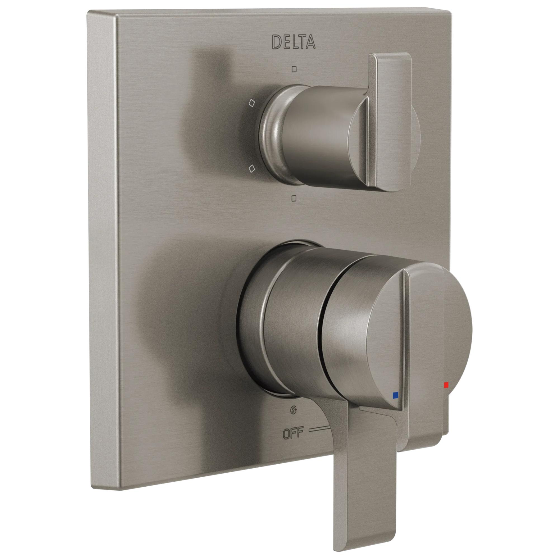 Angular Modern Monitor&reg; 17 Series Valve Trim with 6-Setting Integrated Diverter
