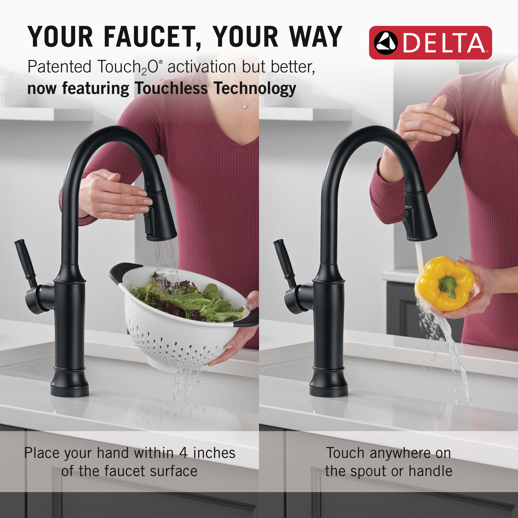 Pull-Down Kitchen Single Handle with Soap Dispenser Bundle
