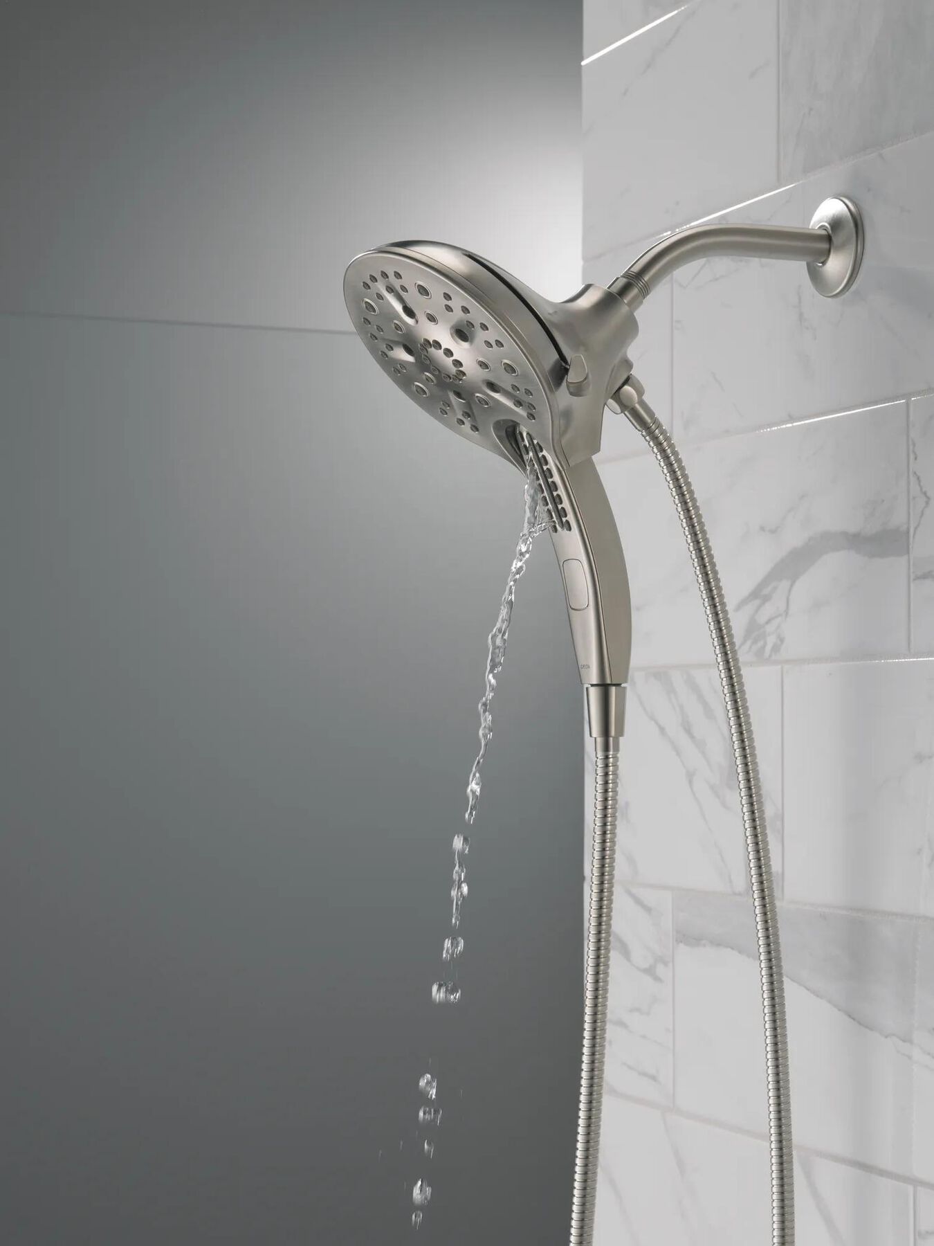 In2ition&reg; H<sub>2</sub>Okinetic&reg; 5-Setting Two-in-One Shower