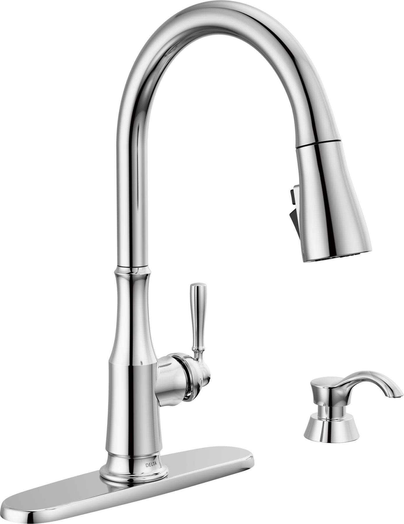 Pull-Down Kitchen Faucet w/Soap (Recertified)