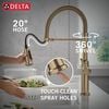 Single Handle Pull-Down Spring Kitchen Faucet