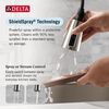 Single Handle Pull-Down Kitchen Faucet with Soap Dispenser and Touch<sub>2</sub>O&reg; Technology