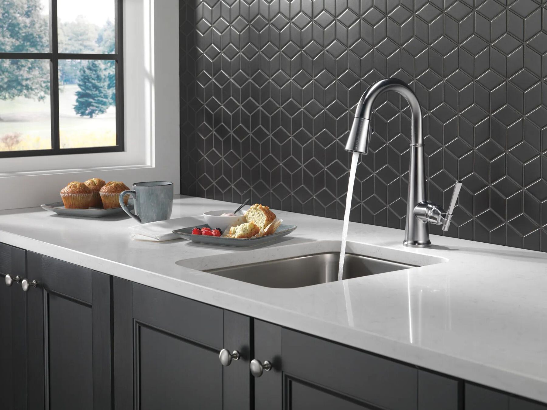 Single Handle Pull-Down Bar/Prep Faucet (Recertified)