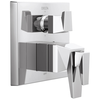 Two-Handle Monitor 17T Series Valve Trim with 6-Setting Diverter