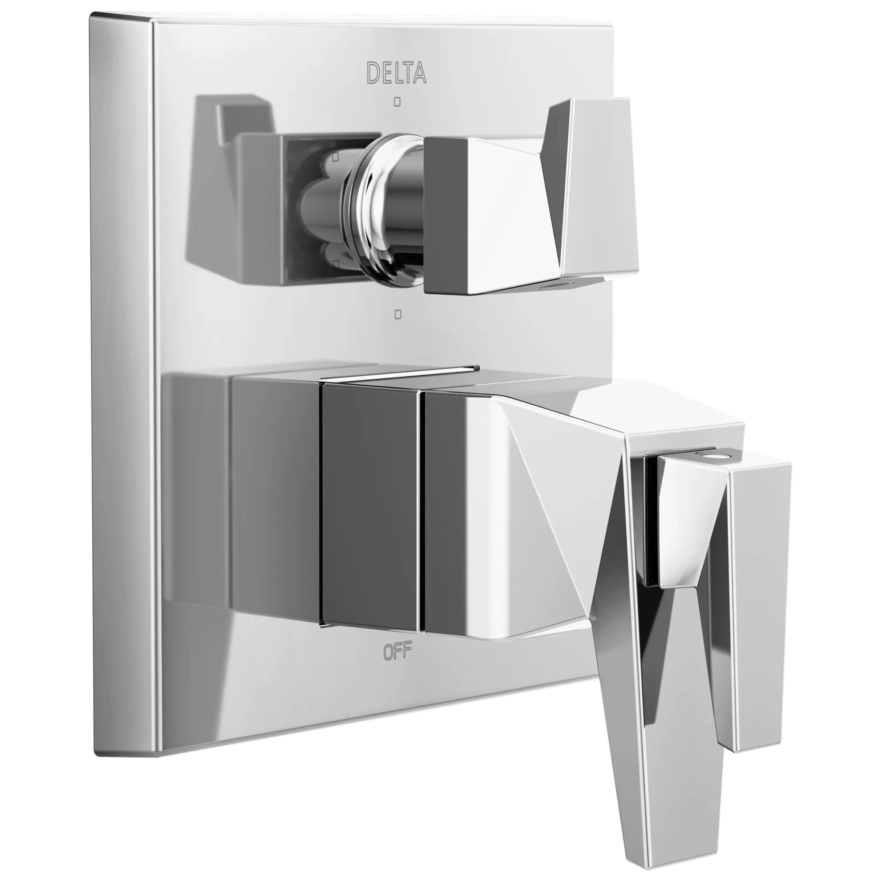 Two-Handle Monitor 17T Series Valve Trim with 6-Setting Diverter