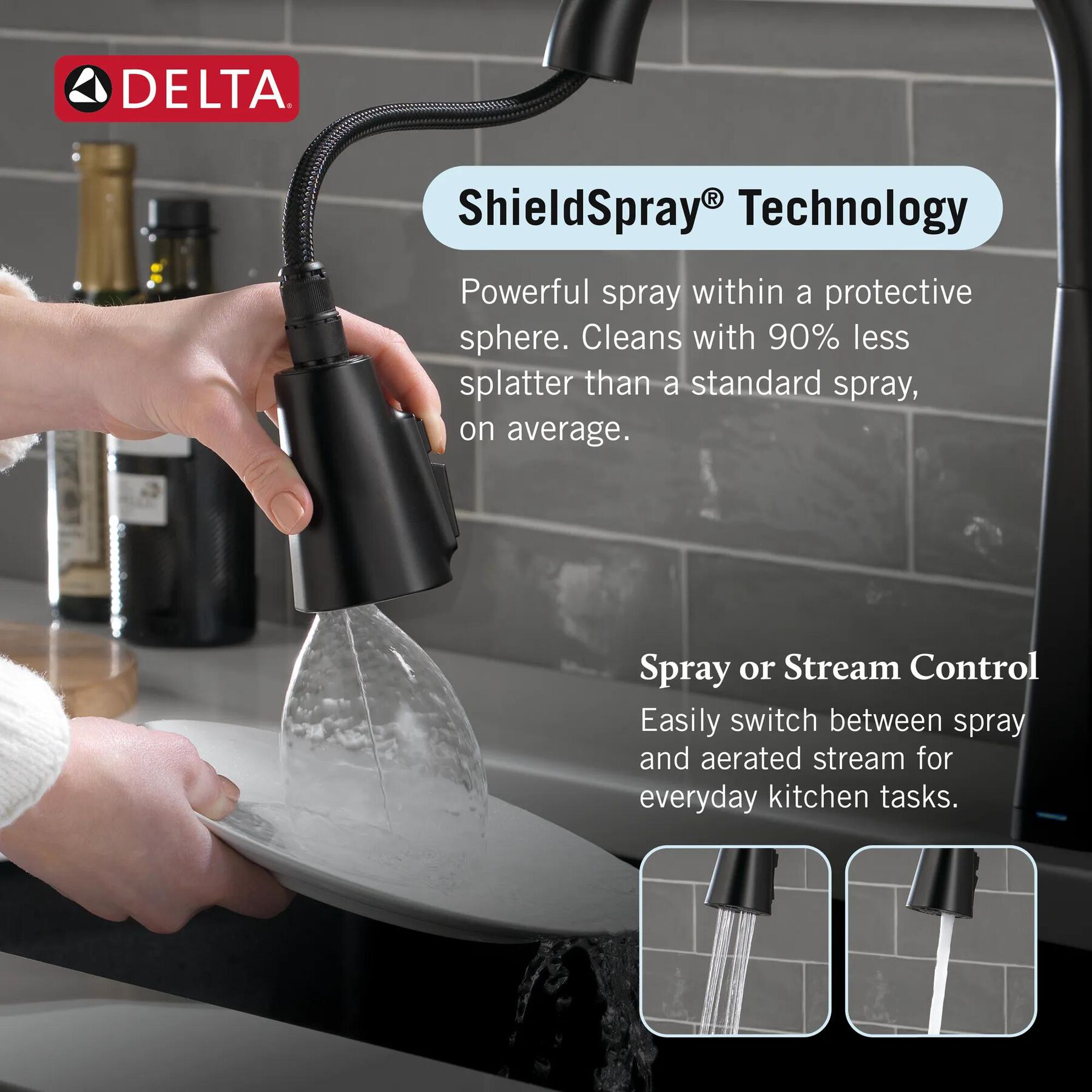 Single-Handle Pull-Down Kitchen Faucet with Touch<sub>2</sub>O&reg; Technology