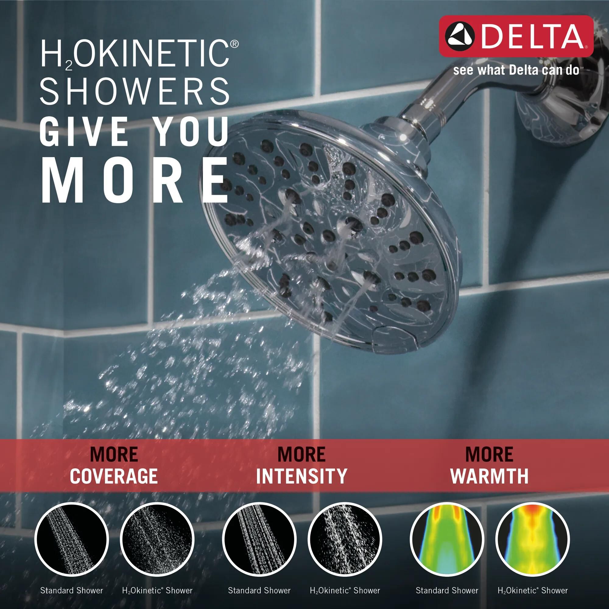 Monitor® 14 Series Tub & Shower Trim in Chrome 144748 | Delta Faucet