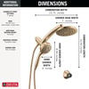 PivotPro&trade; 3-in-1 Combination Shower