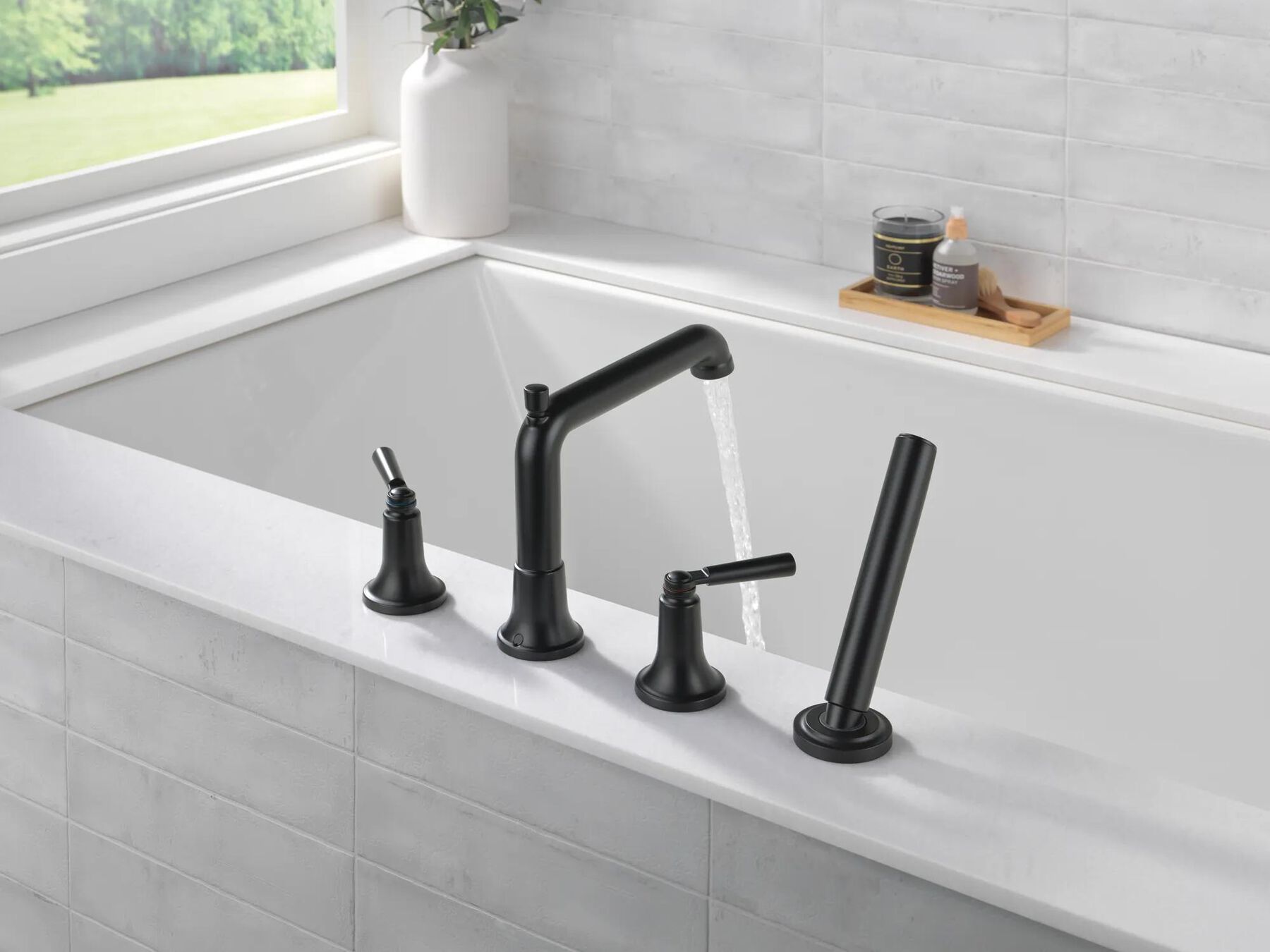Roman Tub Trim with Hand Shower
