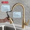 Single Handle Pull-Down Kitchen Faucet with Soap Dispenser and ShieldSpray&reg; Technology