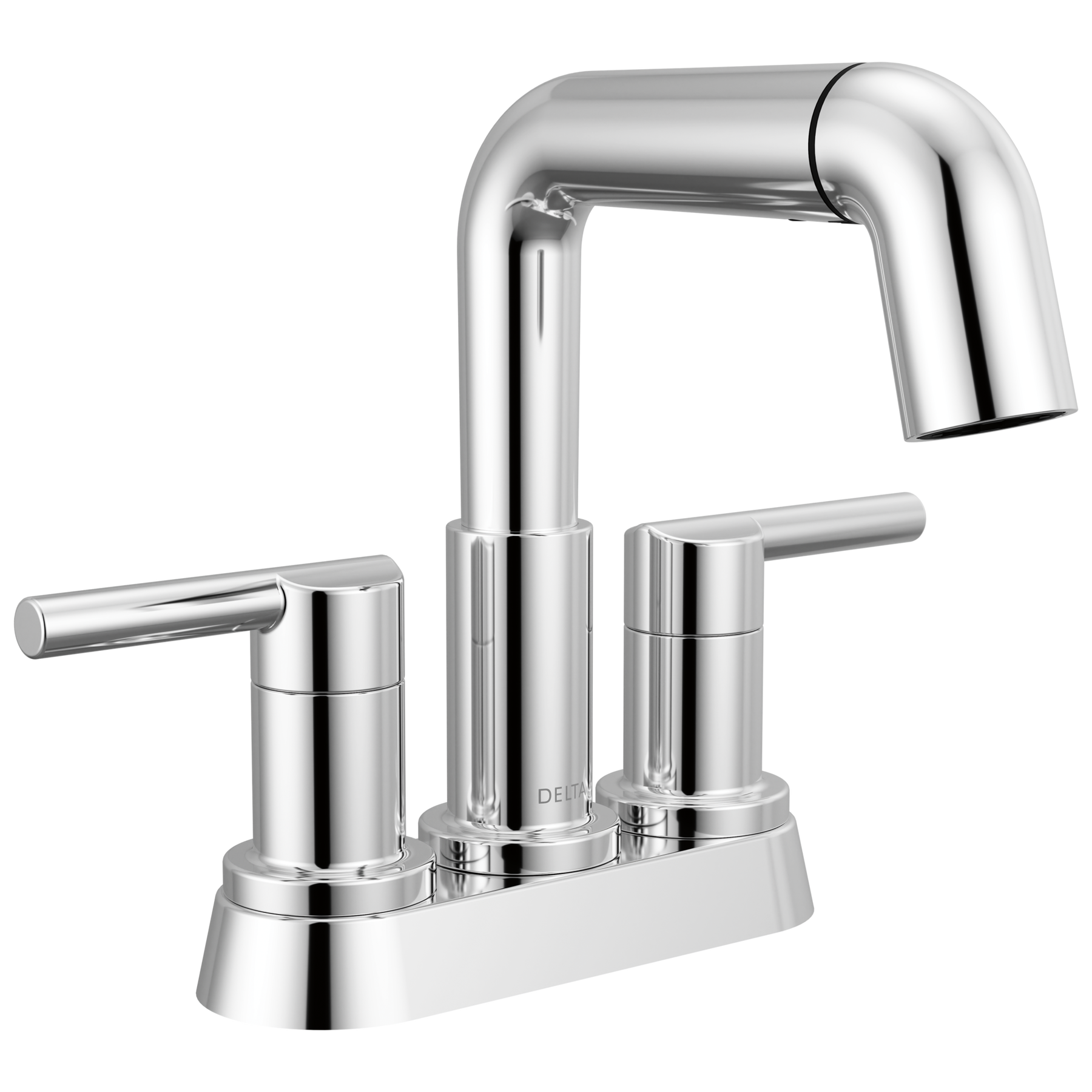 Two Handle Centerset Pull-Down Bathroom Faucet