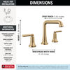 Two Handle Widespread Bathroom Faucet