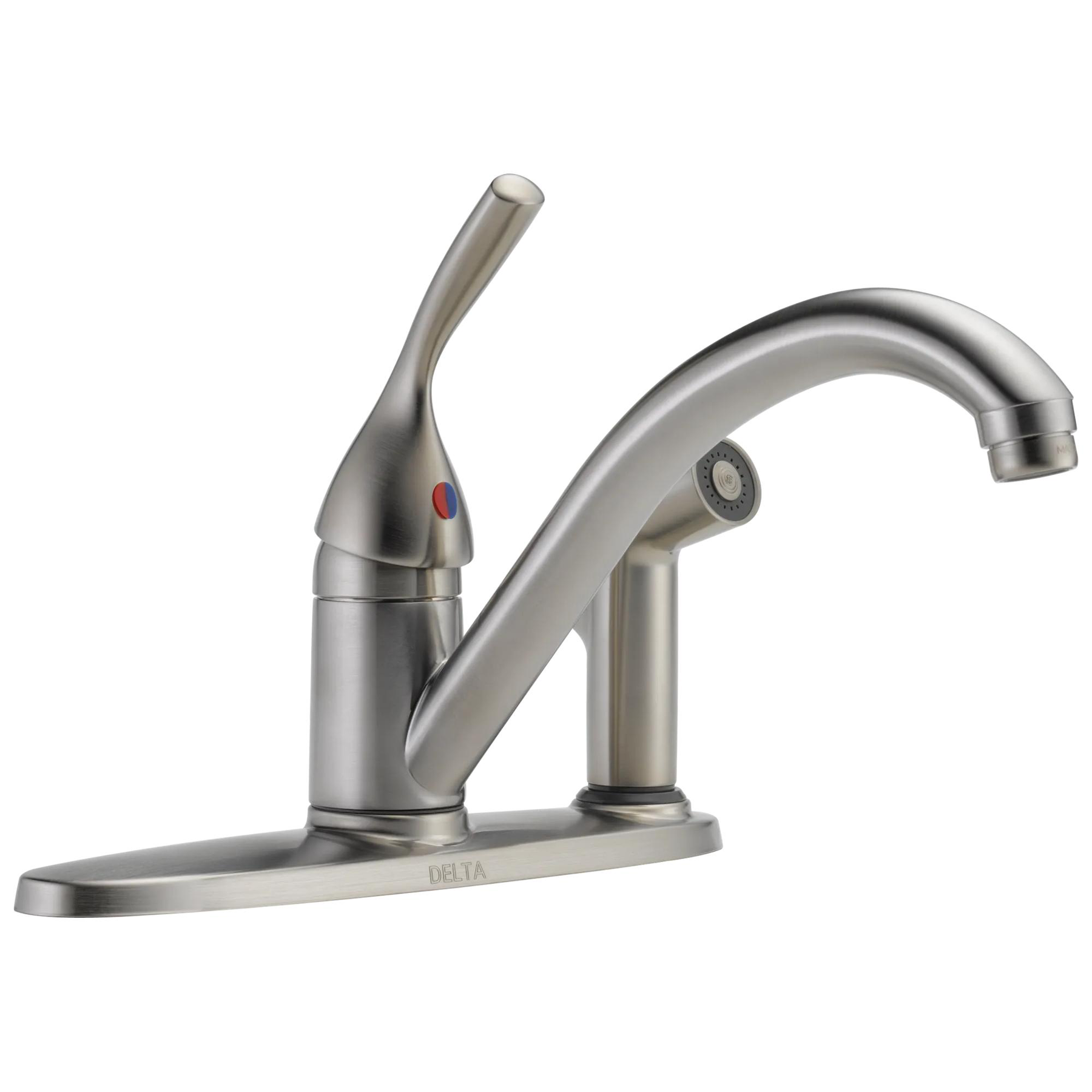 Single Handle Kitchen Faucet with Integral Spray