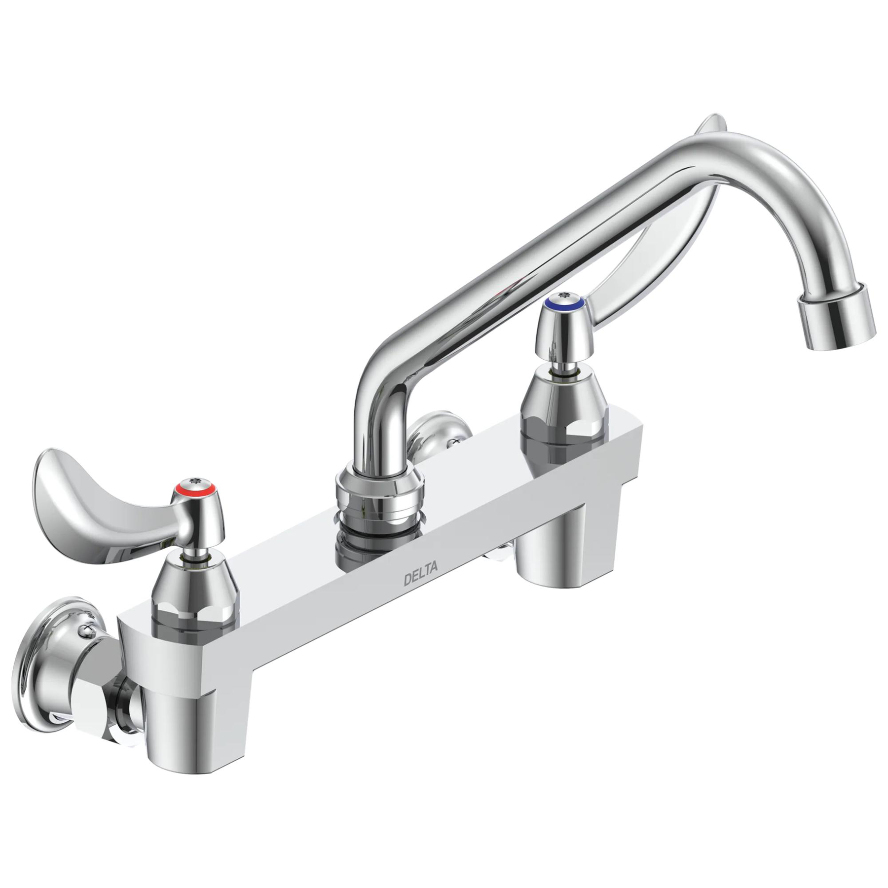 Two Handle 8 In Wallmount Service Sink Faucet