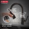 Single Handle Pull-Down Kitchen Faucet with Soap Dispenser and ShieldSpray &reg; Technology