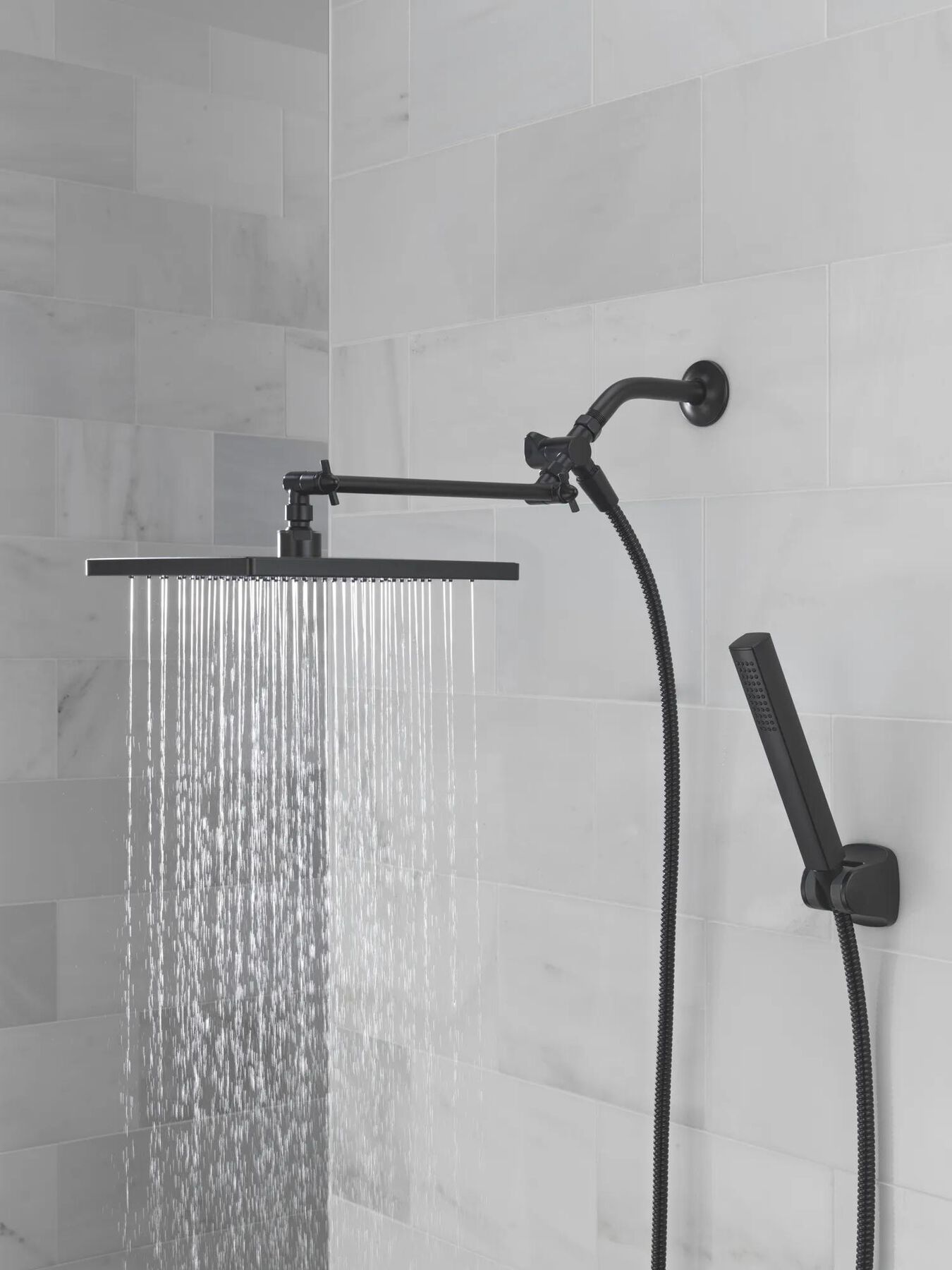 Monitor 14 Series Shower Trim with 10-Inch Raincan Combination Showerhead Bundle