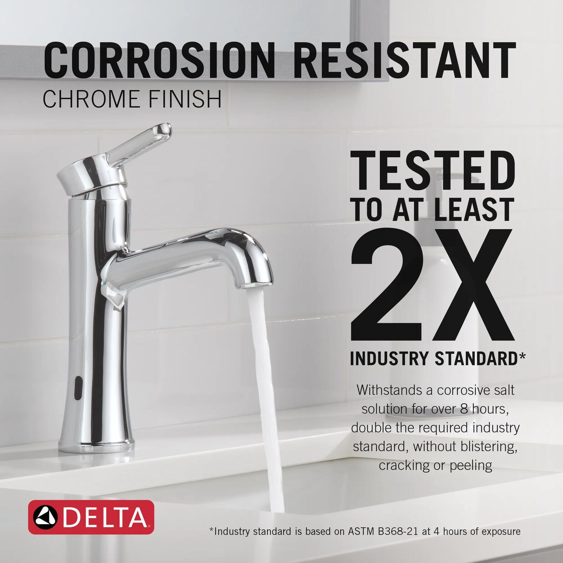 Sense2O&trade; Bathroom Faucet with Touchless Technology