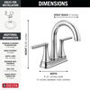 Two Handle Centerset Bathroom Faucet