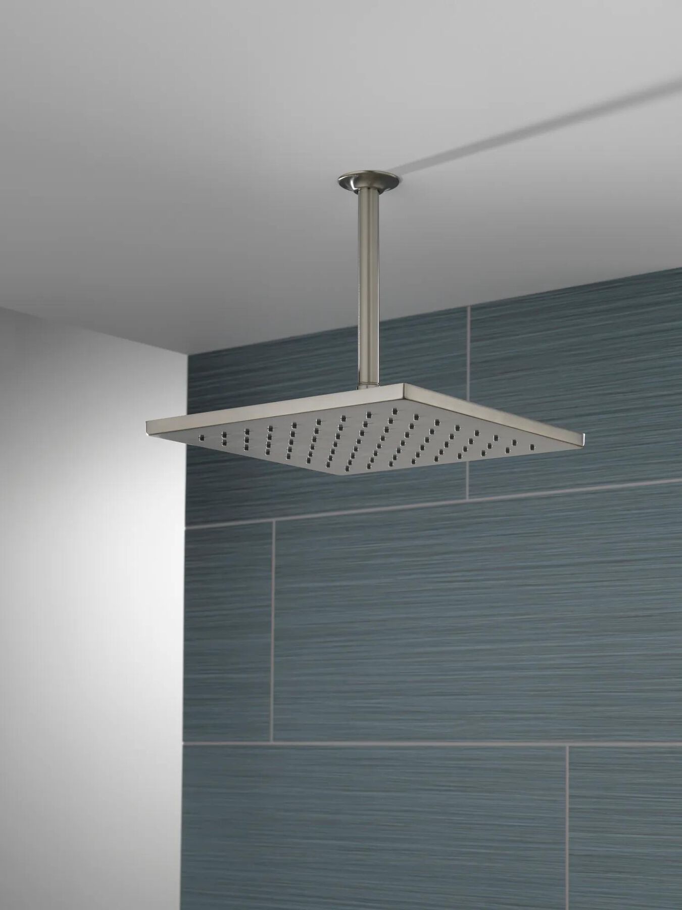 Single-Setting Metal Raincan Shower Head