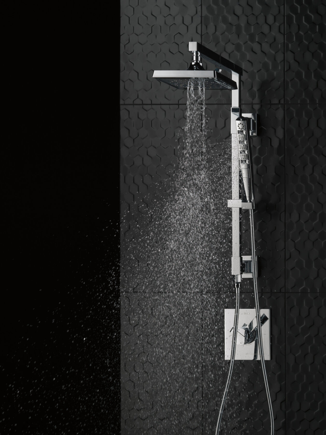 H<sub>2</sub>Okinetic&reg; 3-Setting Raincan Shower Head