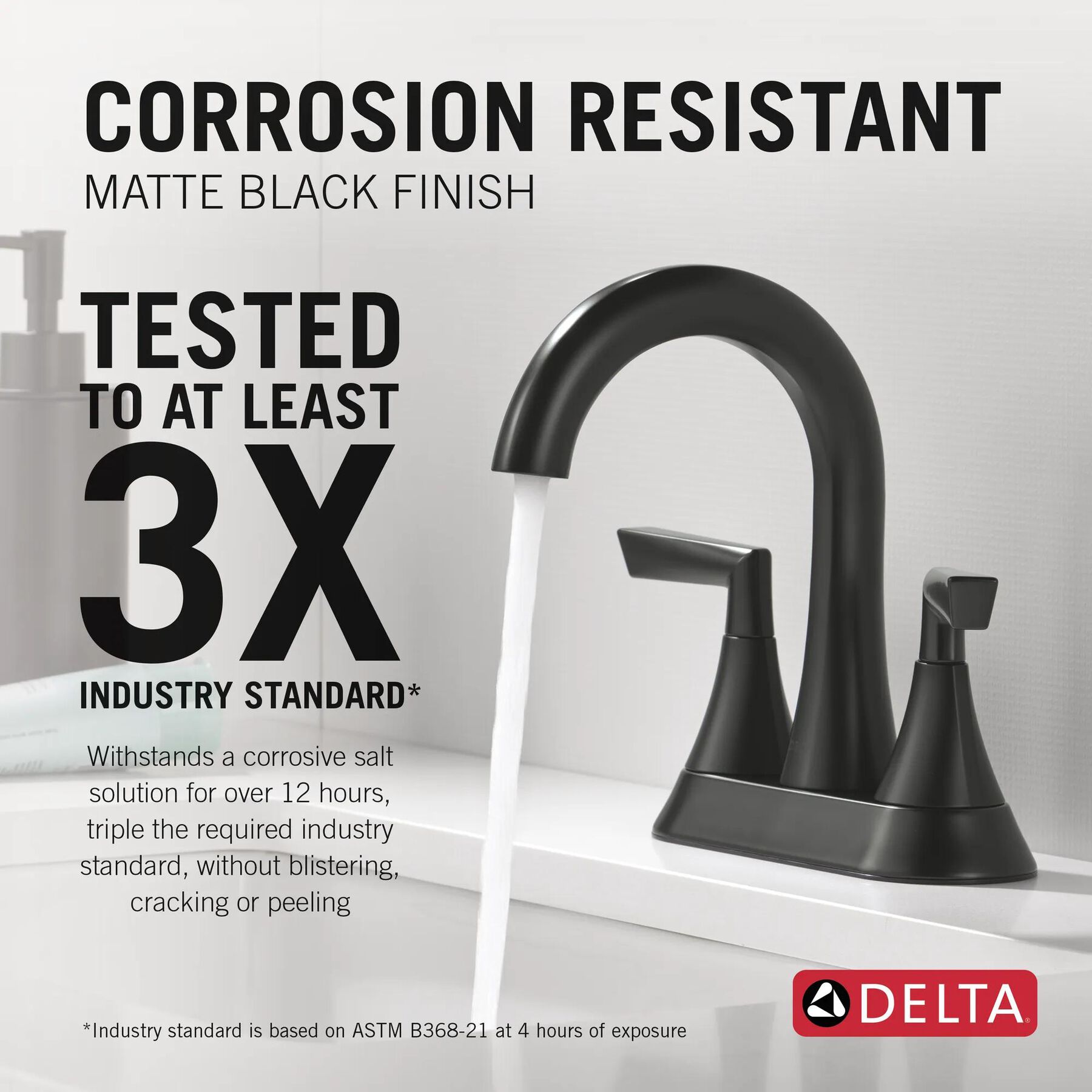 Two Handle Centerset Bathroom Faucet