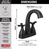 Two Handle Centerset Bathroom Faucet