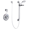 Universal Dual Shower Trim Diverter Hand Shower and Grab Bar