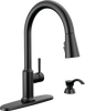 Single Handle Pull-Down Kitchen Faucet with Soap Dispenser and ShieldSpray&reg; Technology (Recertified)
