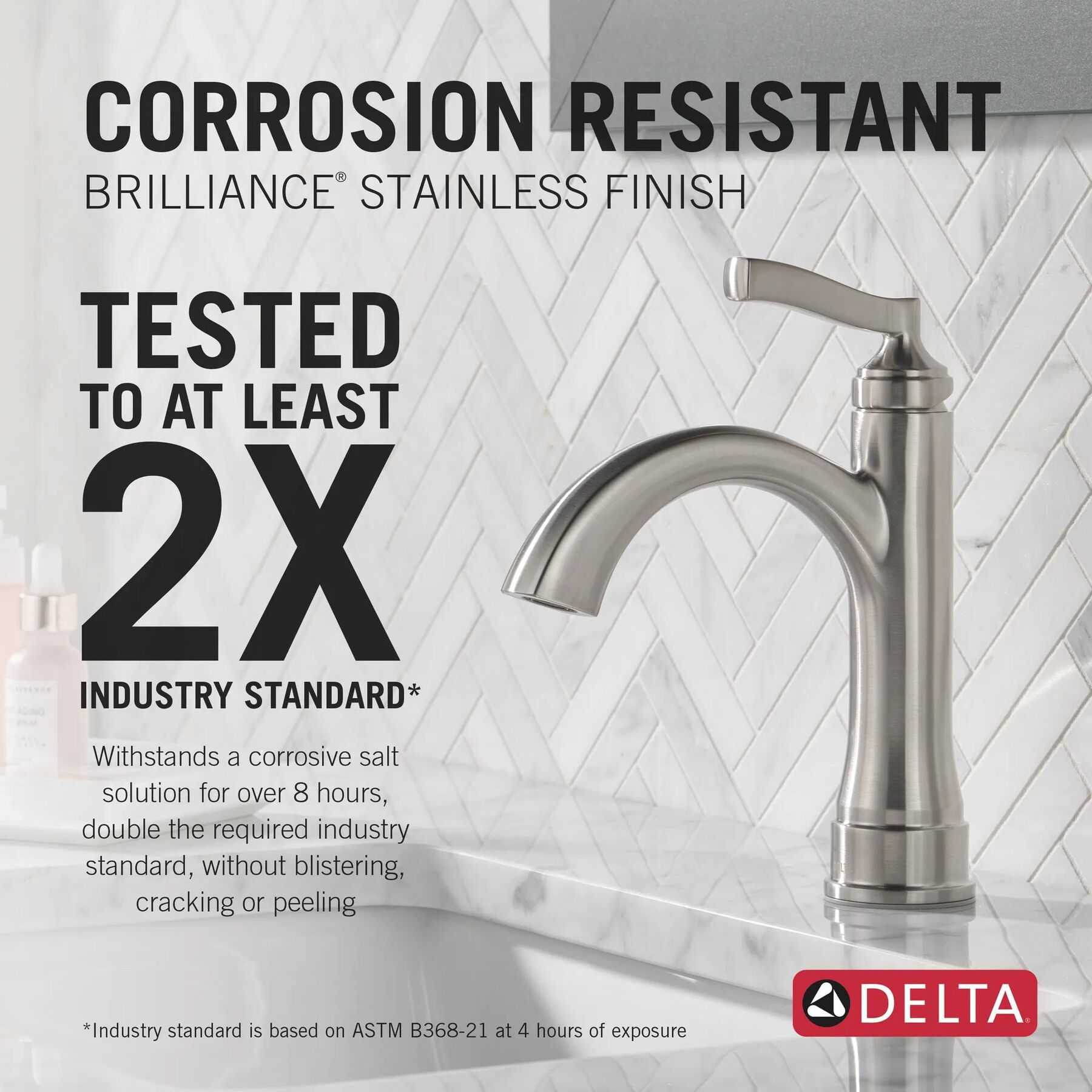 Single Handle Lavatory Faucet with 14 Series Shower Trim and Rough Bundle