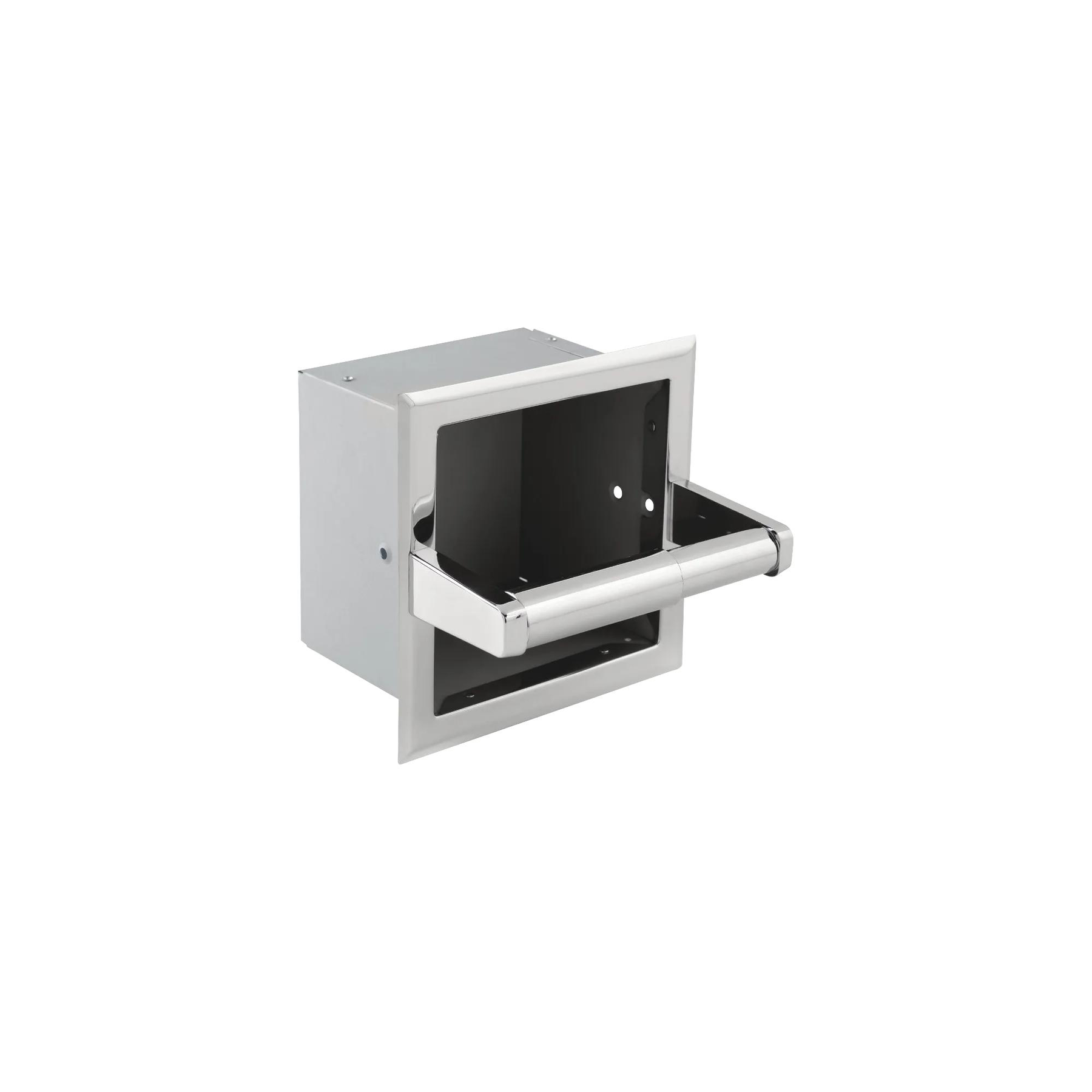 Stainless Steel Recessed Extra Roll Paper Holder