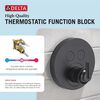 Round Contemporary Push-Button Shower