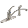 Single Handle Kitchen Faucet With Spray (Recertified)