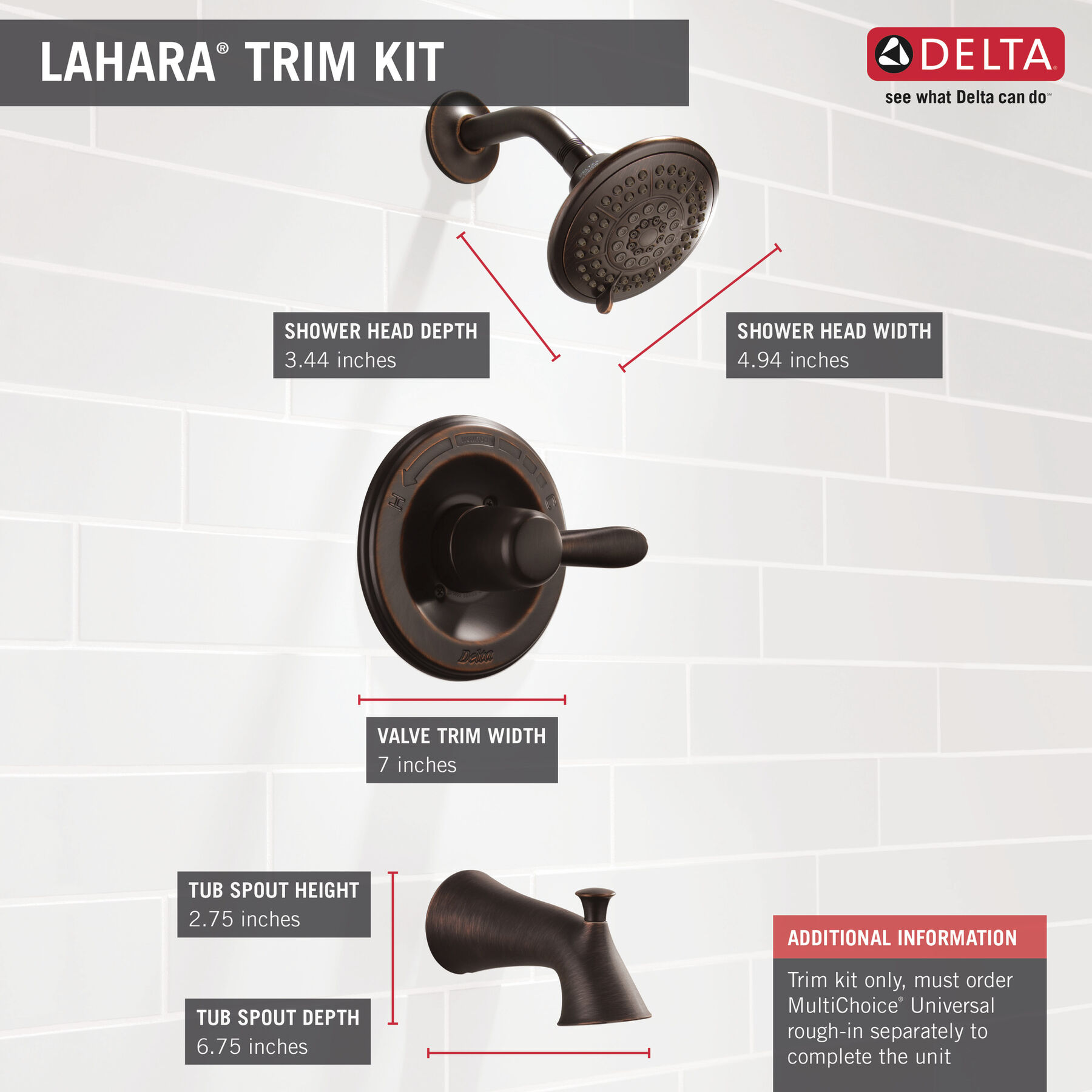 Monitor&reg; 14 Series Tub & Shower Trim