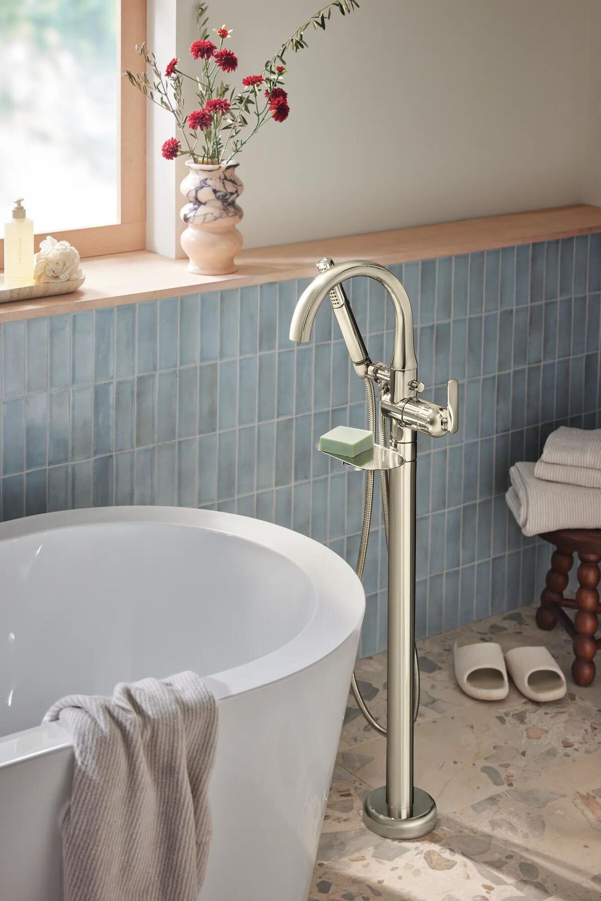 Floor Mount Tub Filler Trim