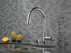 Single Handle Pull-Down Kitchen Faucet with Soap Dispenser