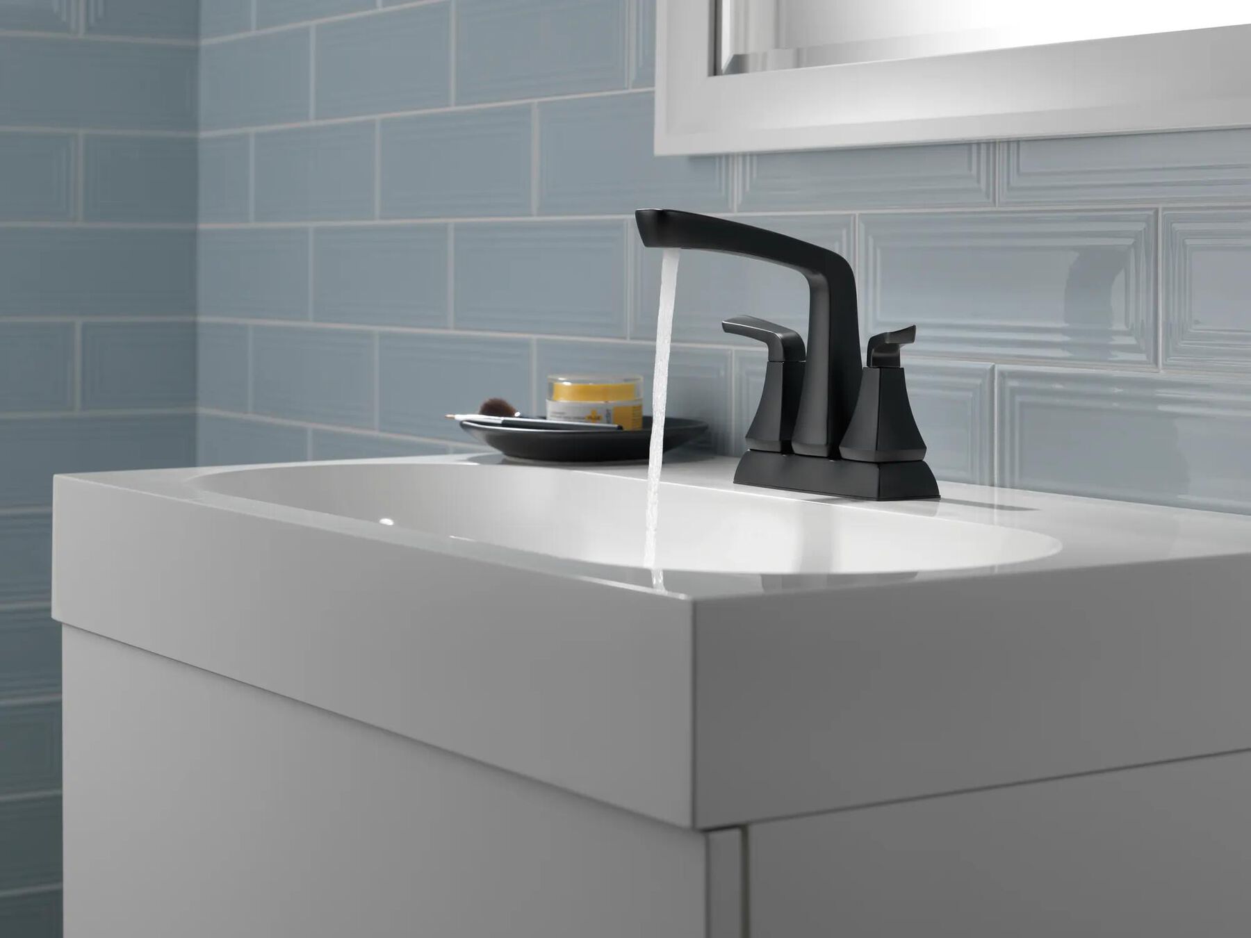 Two Handle Centerset Bathroom Faucet