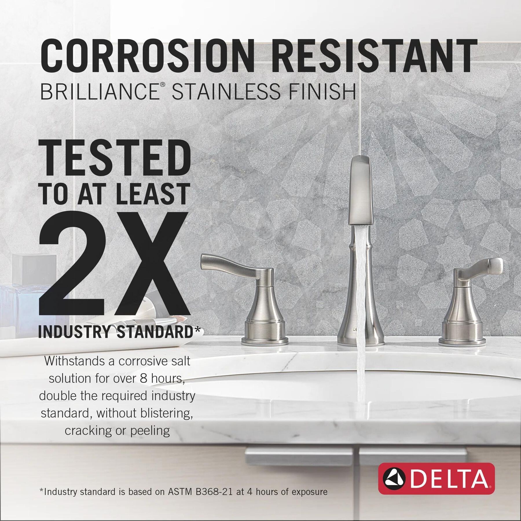 Widespread Lavatory Faucet with 14 Series Shower Trim and Rough Bundle